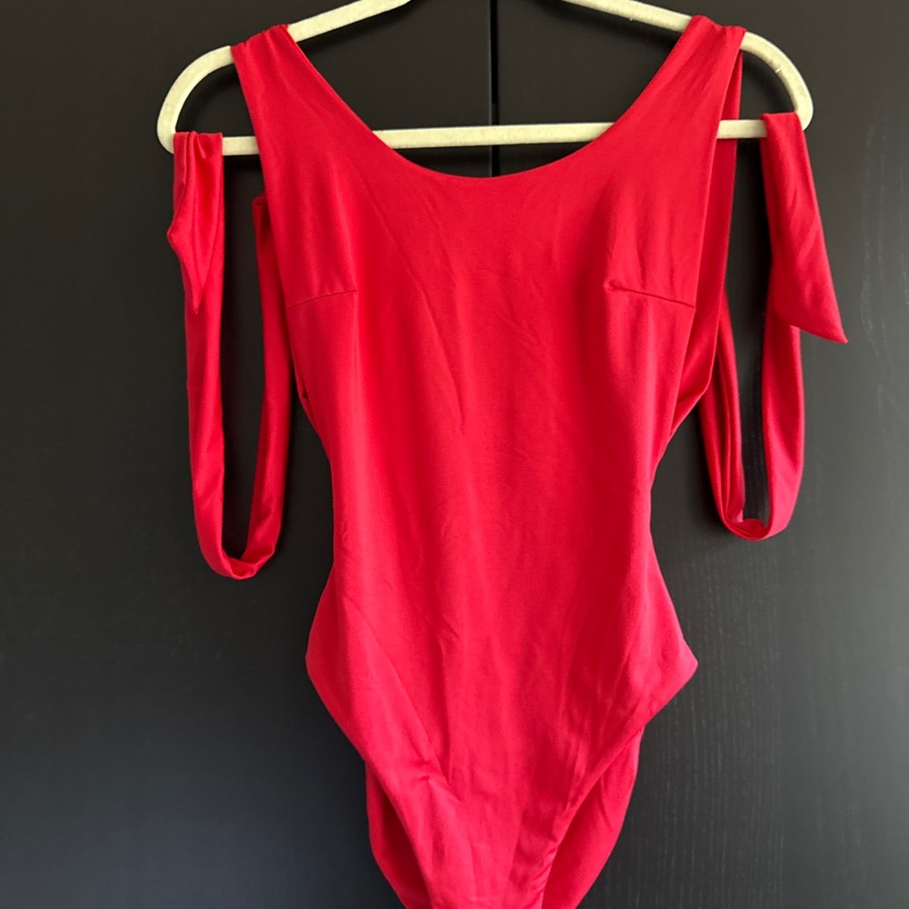 Red Women's Bodysuit
